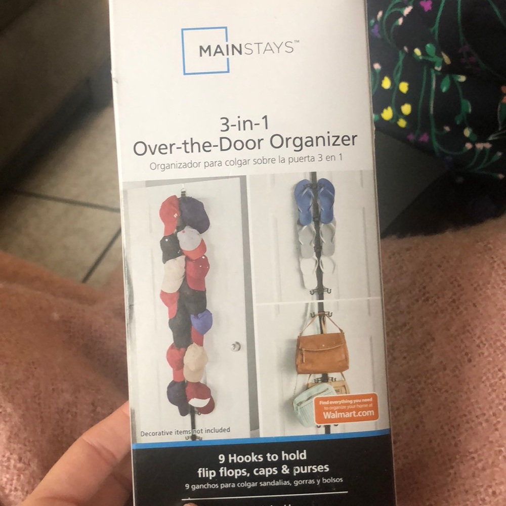 3 in1 over the door organizer